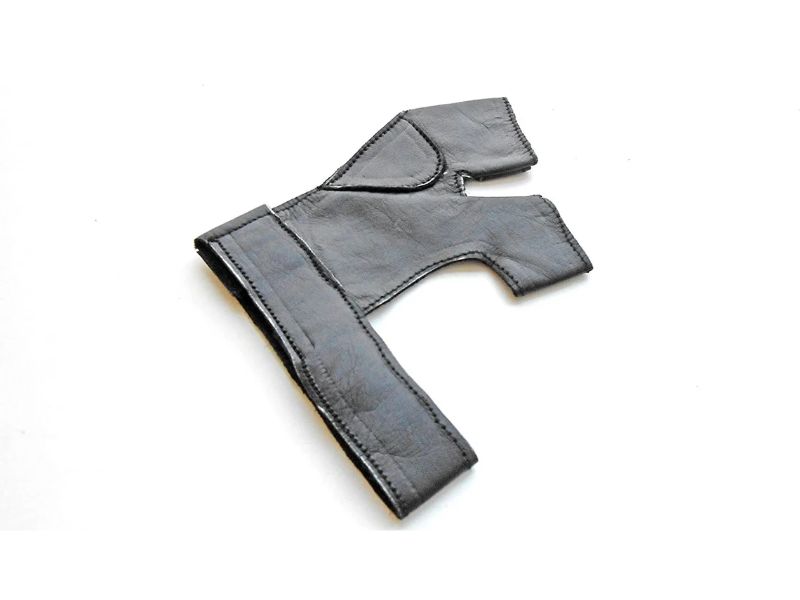 Protector de arco para tiro con arco, protector de mano para arco, protector de tiro con arco, guante de cuero para tiro con arco