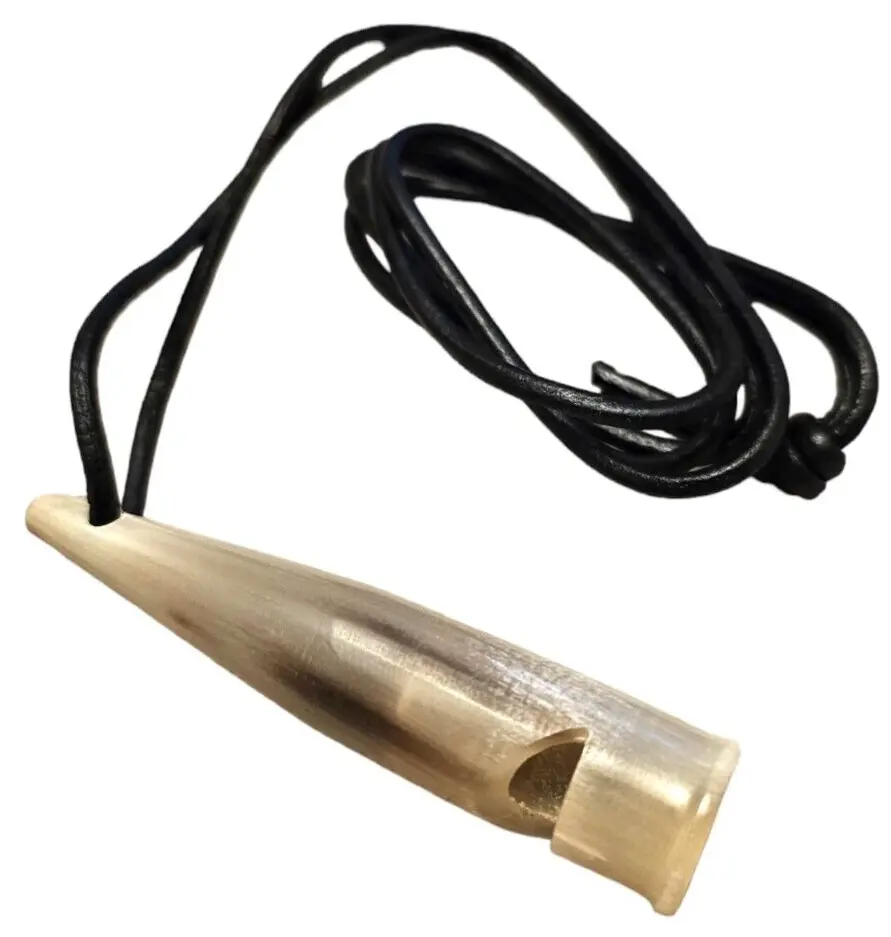Silbato de adiestramiento para perros de caza, silbato de adiestramiento canino, silbato de cuerno de vaca