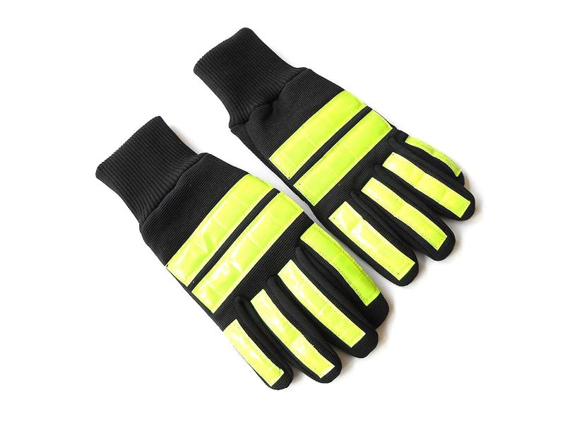 Guantes de alta visibilidad, guantes de guardia de la policía de tránsito