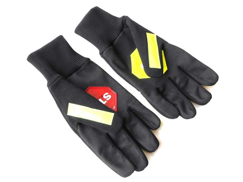 Guantes de alta visibilidad, guantes de guardia de la policía de tránsito