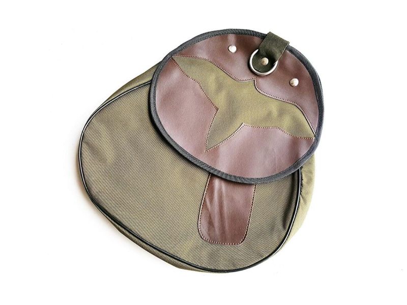 Bolsa de cordura para cetrería, bolsa de caza con correa ajustable y bolsillo para carne desmontable
