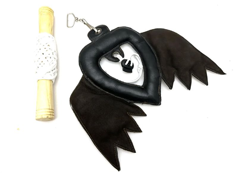 Señuelo de cetrería de cuero nobuck, señuelo de caza de cetrería