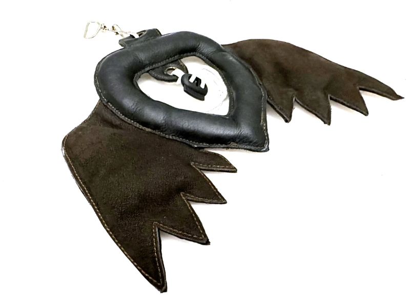 Señuelo de cetrería de cuero nobuck, señuelo de caza de cetrería