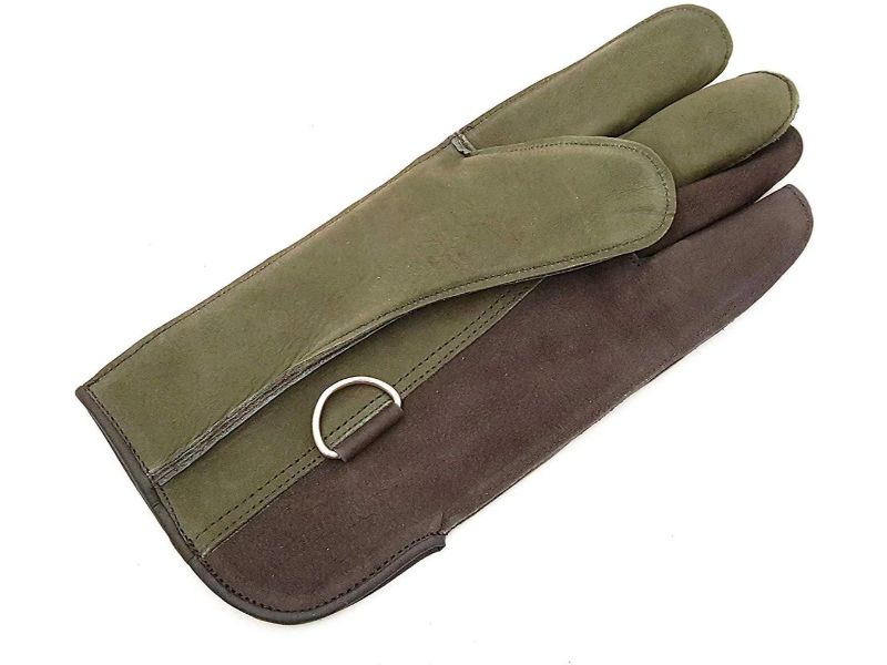 Guante de cetrería Guante de cetrería corto Guante de cetrería de piel nobuck