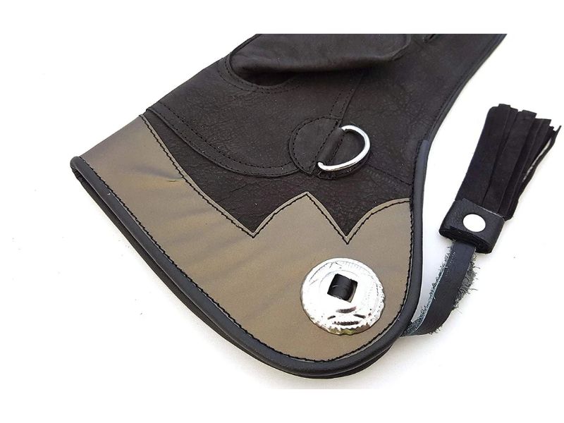 Guante de cuero para cetrería Guante para manejo de aves Guante de cetrería para jóvenes