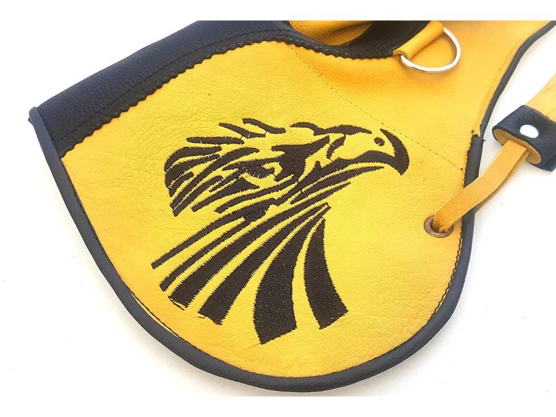 Guante de cuero para cetrería Guante para manipulación de aves