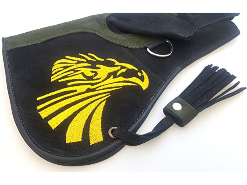 Guante de cuero para cetrería Guante para manipulación de aves