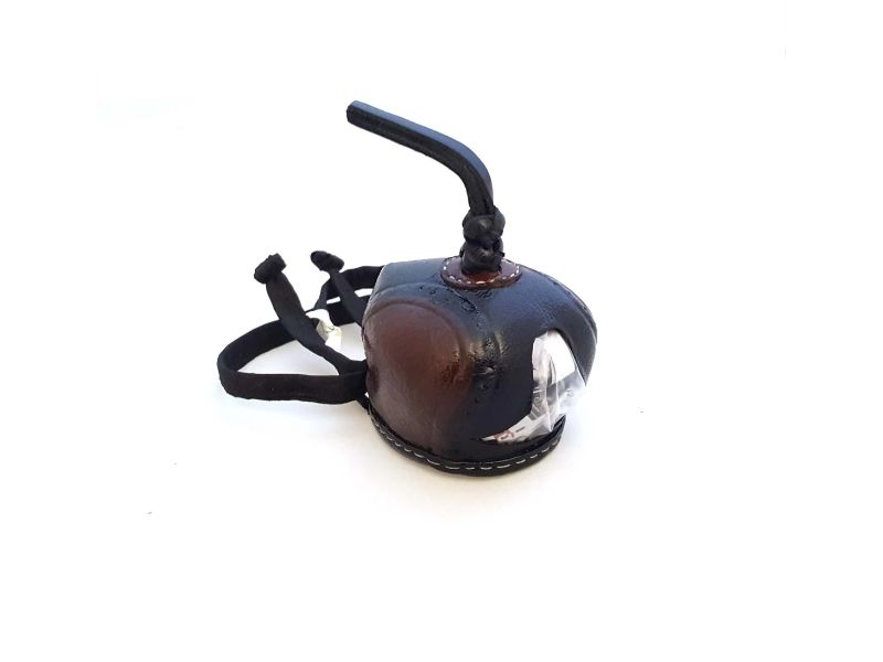 Capucha de cetrería Capucha holandesa de cuero estilo Steve Tait para cetrería