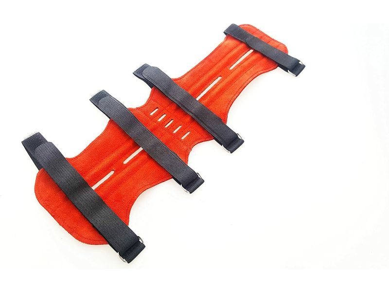 Protector de brazo para tiro con arco Protector de brazo para tiro con arco de cuero de gamuza