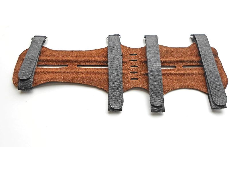 Protector de brazo para tiro con arco Protector de brazo para tiro con arco de cuero de gamuza