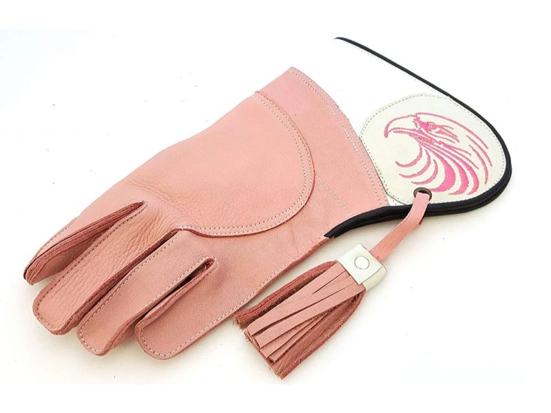 Guante de cetrería de cuero para damas Guante para manipulación de aves