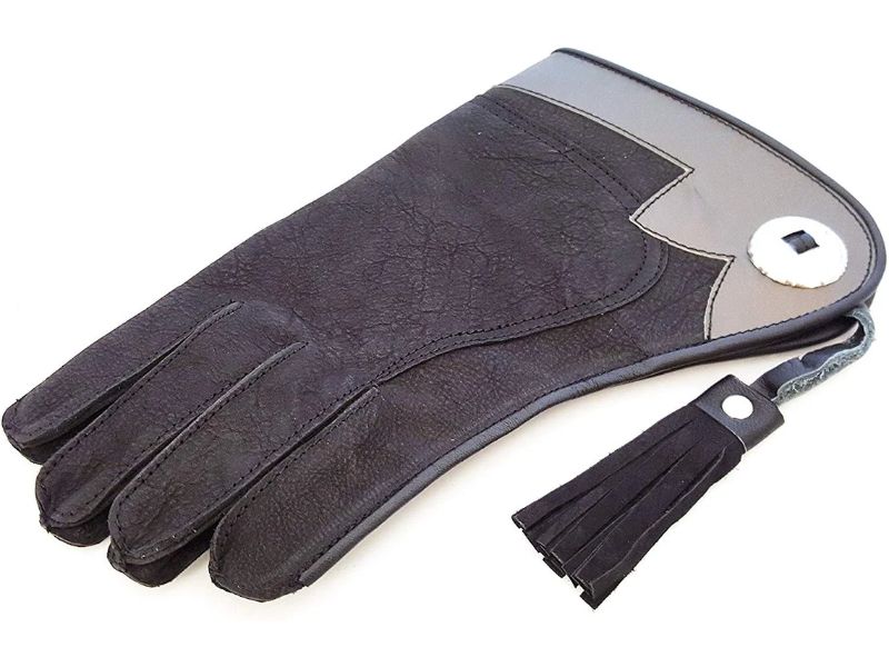 Guante de cuero para cetrería Guante para manejo de aves Guante de cetrería para jóvenes