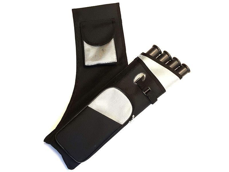 Carcaj lateral para tiro con arco de 4 tubos Cordura