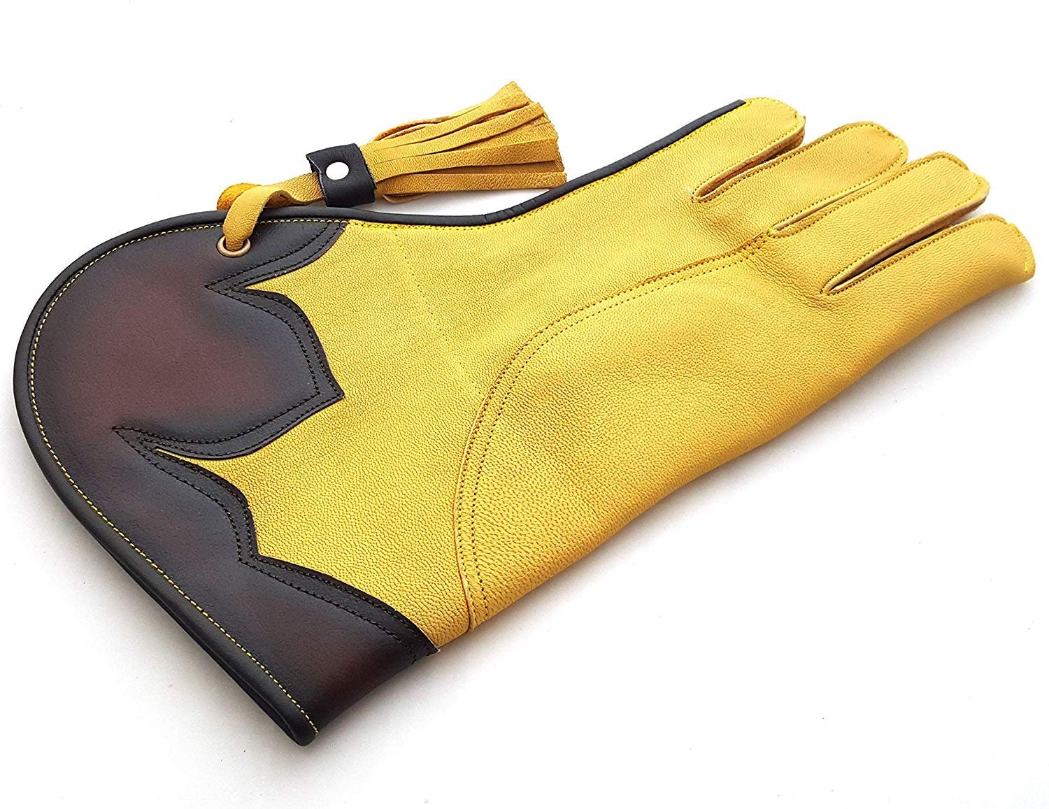 Guantes de cetrería de piel de ciervo, guantes para manipulación de aves